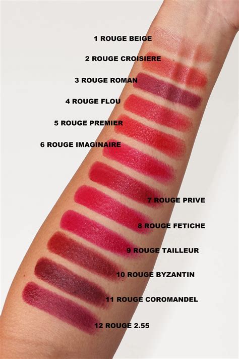 chanel 31 le rouge swatches